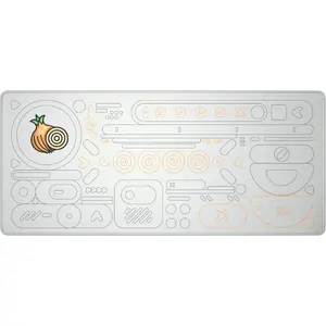 Mouse pad Dark Project Onionite Light Pattern XL – DPMP_ONIPAT_LIGHT_XL, extra-large cloth gaming surface