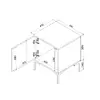 Naktsgaldiņš Cama Meble MERCI 44x40x52.5 cm Photo 4