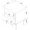 Тумба cama meble TRESSE 44×40×53 см Photo 3