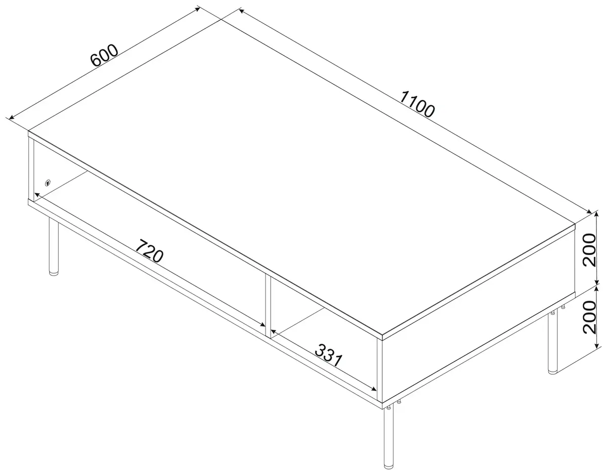 Журнальный стол Cama Meble PALAZZO BIS Photo 2