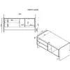 Кофейный стол cama meble PORTO 100×50×46 см Photo 3