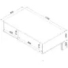 Кофейный стол cama meble TRESSE 110x60x40 см Photo 3