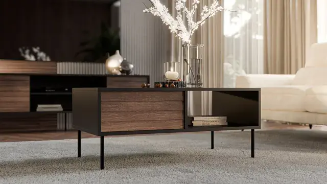 Кофейный стол Cama Meble CORTINA 100×55×45 см Photo 3
