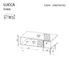 Кофейный стол Cama Meble LUCCA 100×55×46 см Photo 3