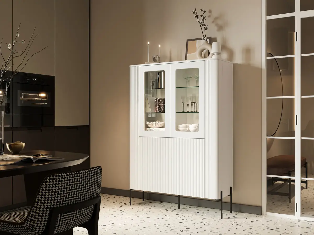 Stikla skapis cama meble VERA 110x40x160 Photo 3