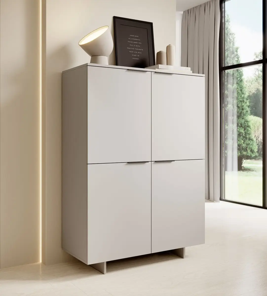 Atvilktņu skapis cama meble ALMA 100×41.5×145 cm Photo 3
