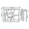 Cama Meble SOHO kumode 120×41×80 cm Photo 4