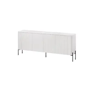Комод cama meble VERA 190x40x80 см, матовый белый, ДСП, толщина корпуса 16 мм