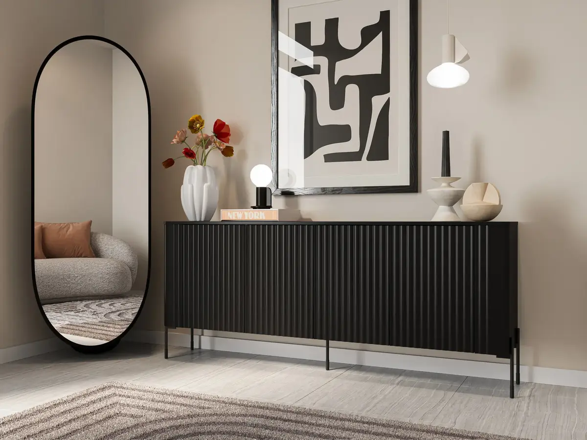 Atvilktņu skapis cama meble VERA 190x40x80 cm Photo 3