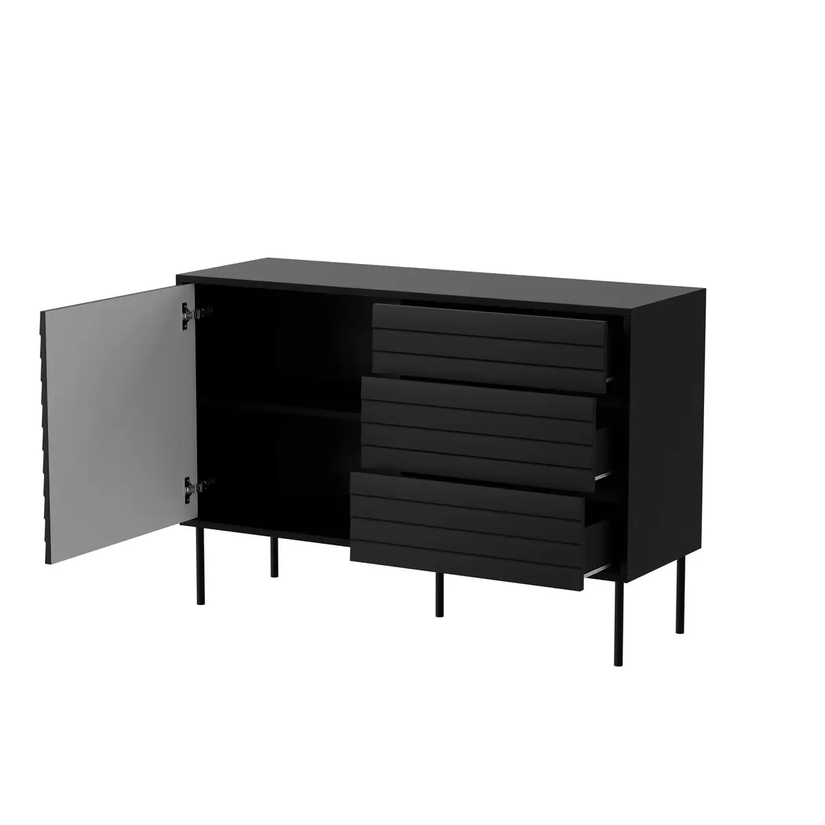 Atvilktņu komoda cama meble CORTINA 1D3S Photo 2