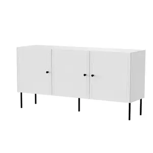 Комод cama meble PALAZZO BIS 151x40x75 см, белый матовый, ДСП, толщина корпуса 16 мм