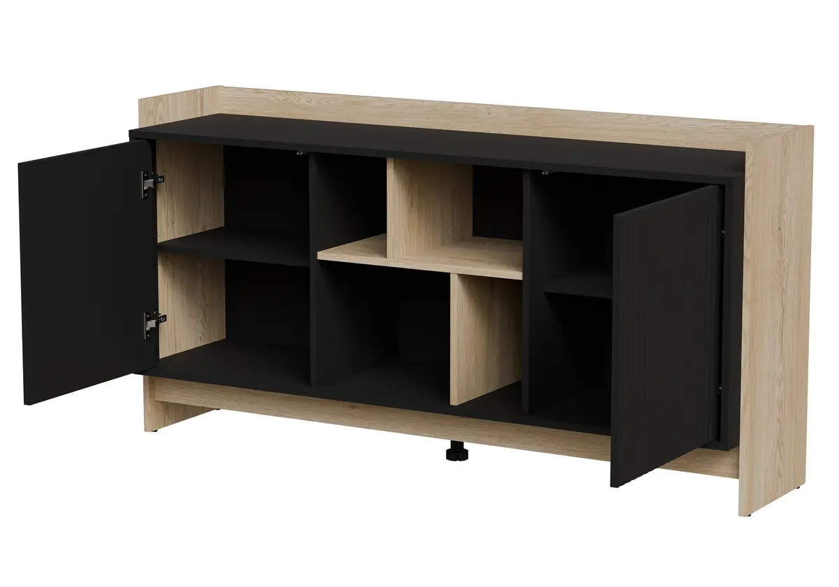 Atvilktņu skapītis Cama Meble PORTO 2D 150x38x77 Photo 2