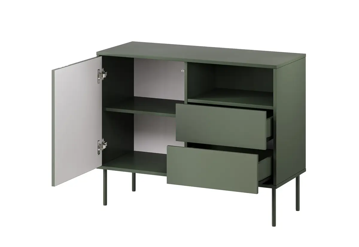 Atvilktņu skapis cama meble TRESSE 1D2S 100x40x75 Photo 2