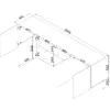 Atvilktņu skapis Cama Meble ISLA 200x40x75 cm Photo 4