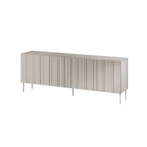 Комод Cama Meble ISLA 2000x400x750 мм, кашемировый мат, каркас из ДСП