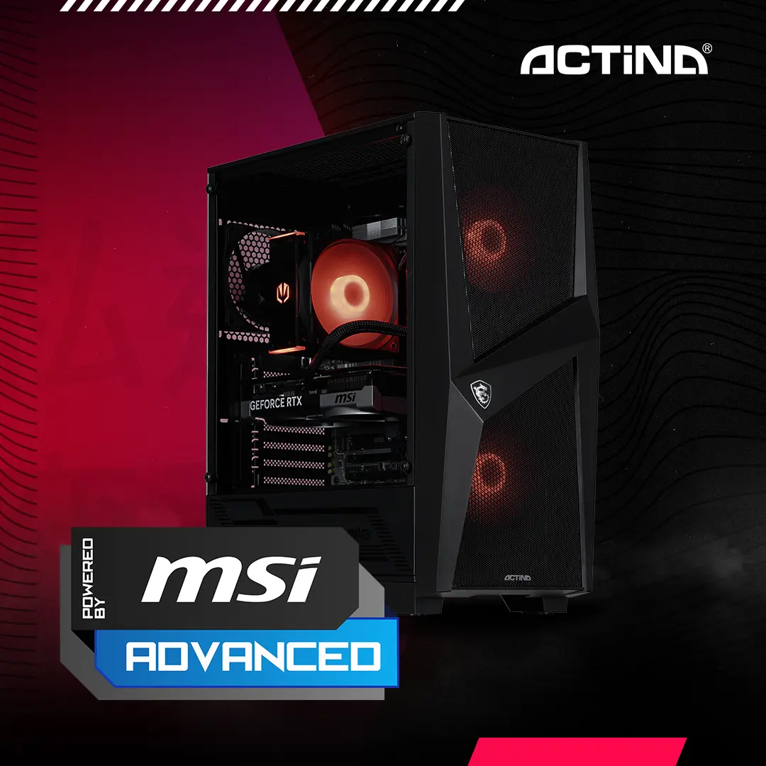 Actina dators ar AMD Ryzen 9