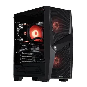 Galddators Actina AMD Ryzen 5 7500F, 32 GB DDR5 6000 MHz, 1 TB SSD, NVIDIA GeForce RTX 5060 8 GB, 650 W, Midi Tower, melns