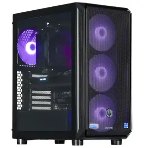 Dators Actina i5-14400F, Intel Core i5, 32 GB DDR5 6000 MHz, 1 TB SSD, Intel Arc B580 12 GB, Midi Tower melns, 600 W PSU