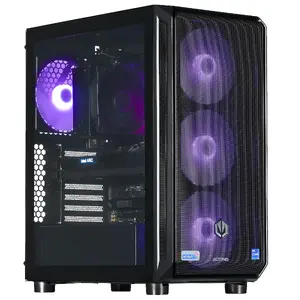 Actina dators AMD Ryzen 5 7500F Midi Tower Melns ar 32 GB DDR5-SDRAM, 1 TB SSD un Intel Arc B580 grafiku