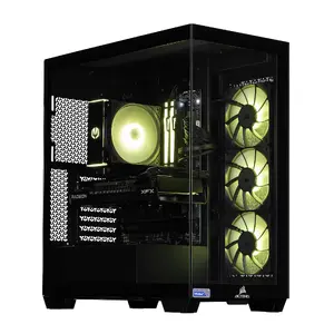 Datora PC Actina AMD Ryzen 7 8700F, 4.1–5.0 GHz, 32 GB DDR5 6000 MHz, 2 TB SSD, NVIDIA GeForce RTX 5070 Ti 16 GB, 850 W, Midi Tower, melns