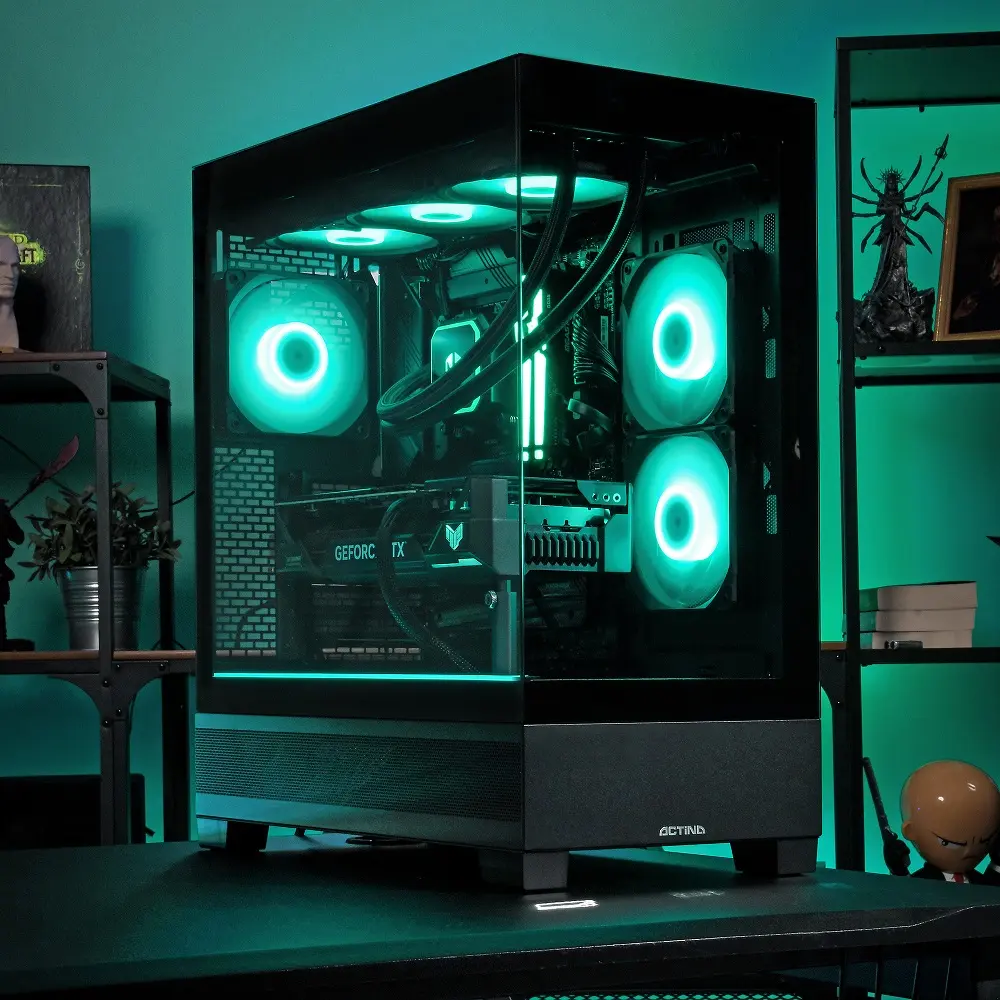 Actina dators AMD Ryzen 7 7800X3D RTX 5070 Black Photo 17