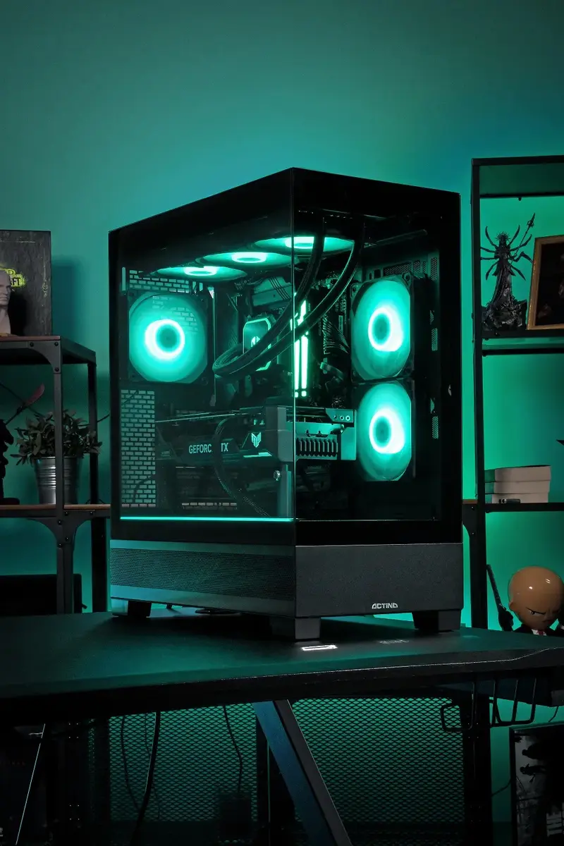 Actina PC i5-14600KF ar RTX 5060 un 32 GB DDR5 Photo 16