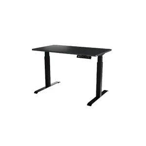 Rakstāmgalds cama meble MOON ar elektrisku augstuma regulēšanu 1210×670 mm melns/antracīts