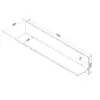 Парящая полка Cama Meble MERCI 110x20x25 см Photo 3