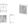 Plaukts cama meble ONDA 2D2SZ grāmatu skapis Photo 4