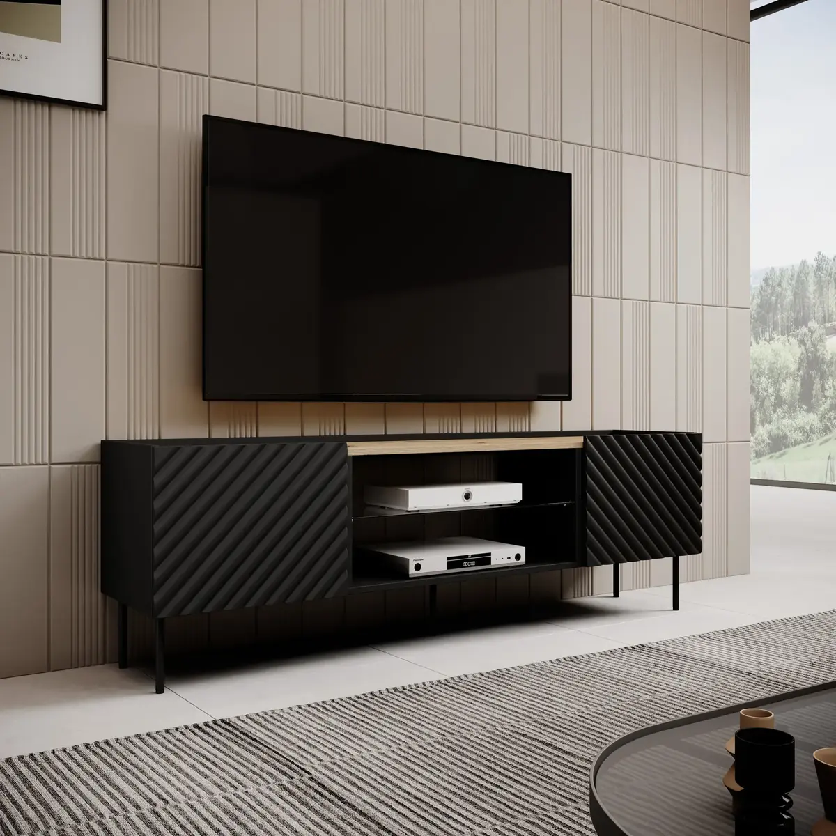 TV skapis cama meble EF ONDA 1805×400×580 mm Photo 4