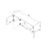 TV skapītis Cama Meble ALMA 150x41.5xH55 Photo 4