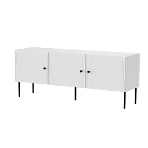 ТВ-тумба cama meble PALAZZO BIS 1510×400×600 мм, белая матовая, столешница ДСП