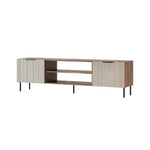 ТВ-тумба Cama ALMERA 180,5×42×52,5 см орех/кашмир – столешница ДСП, каркас орех