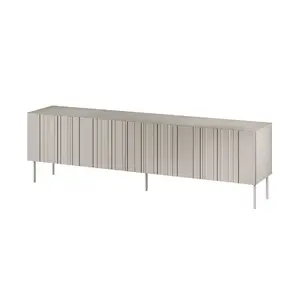 ТВ-тумба cama meble ISLA 200x40x60 см, столешница: серый ЛДСП, корпус: серый