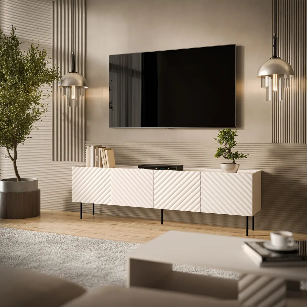 TV skapis Cama LUCCA 4D 200x40x59 cm Photo 3