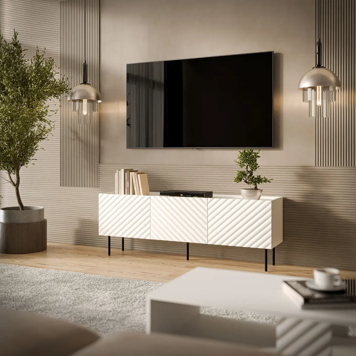TV skapītis Cama LUCCA 3D 165×40×59 cm Photo 3