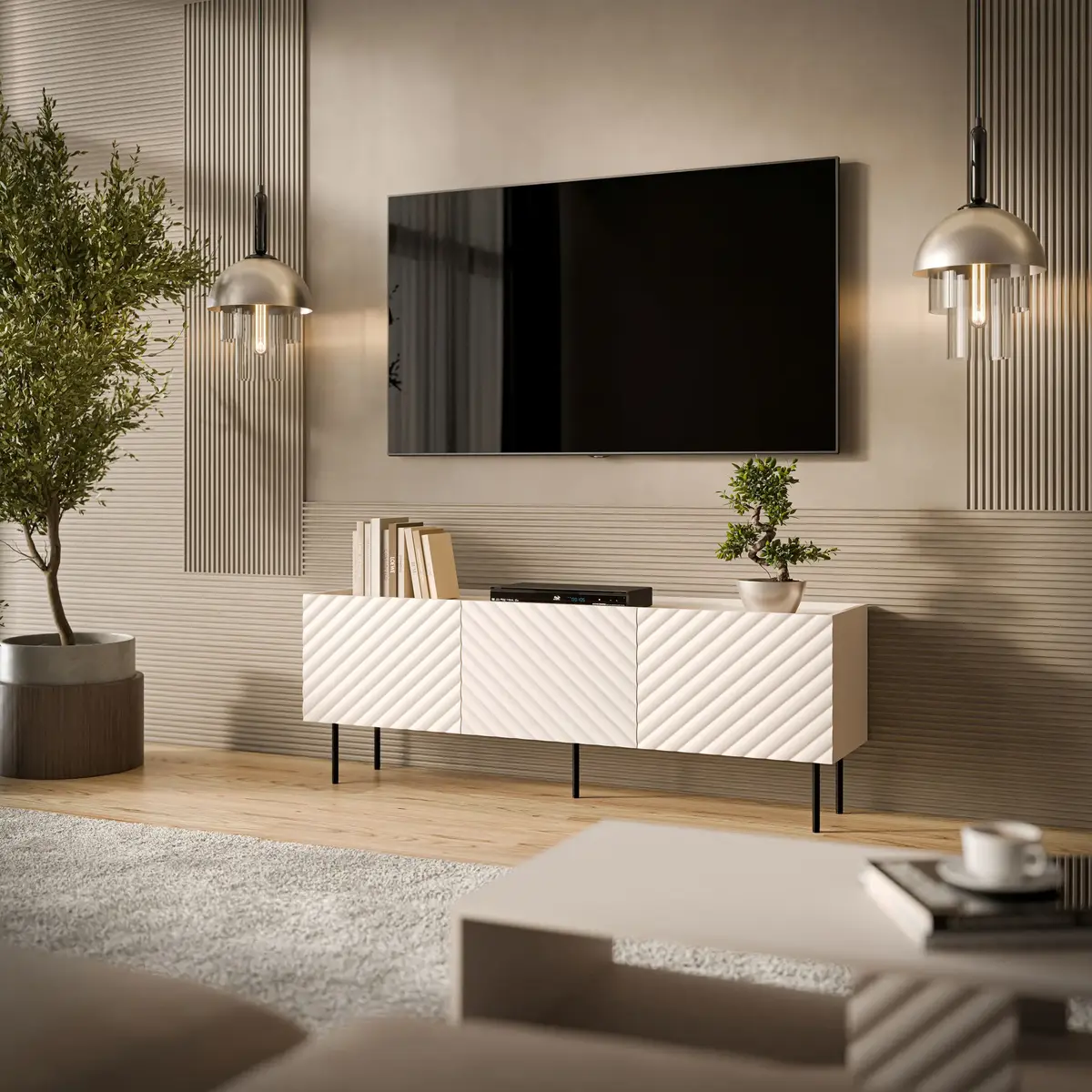 TV skapis Cama LUCCA 3D 165x40x59 cm Photo 3