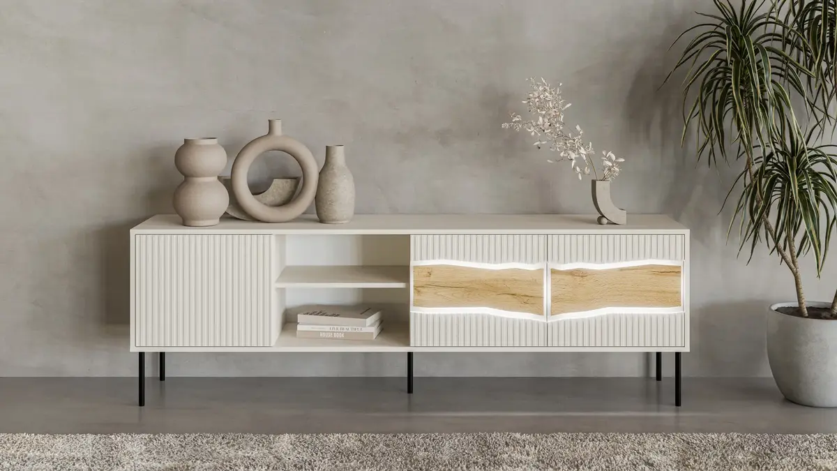 TV skapītis cama meble INSERTO 3D1W 190x40x62 cm Photo 5