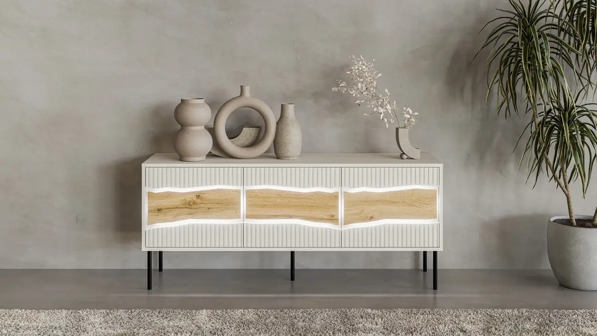TV skapis cama meble INSERTO 3D 143,5x40x61,5 cm Photo 5