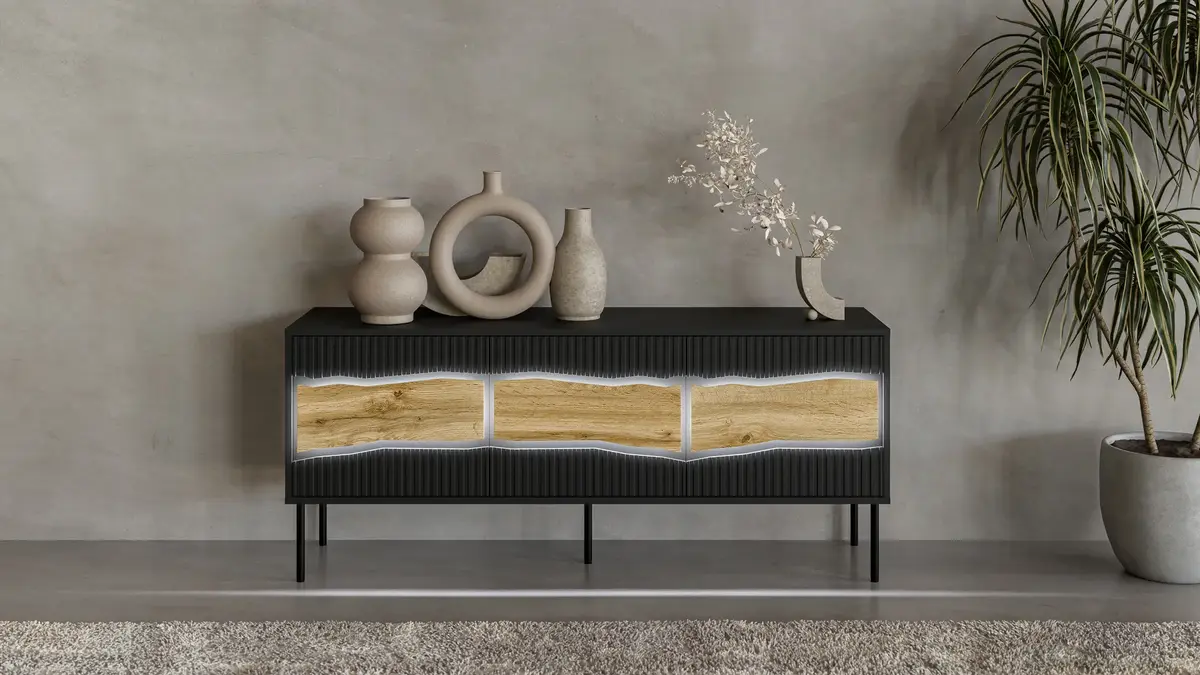 TV kumode cama meble INSERTO 3D 143,5x40x61,5 Photo 5