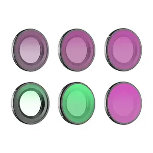 Set of 6 Sunnylife camera filters for Osmo Nano — 1/4 Black Mist, CPL, ND8, ND16, ND32, ND64