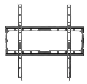 Deltaco ARM-522-B Fiksēts sienas TV stiprinājums 32 līdz 70 collu ekrāniem līdz 45 kg ar VESA līdz 400x400 mm melns
