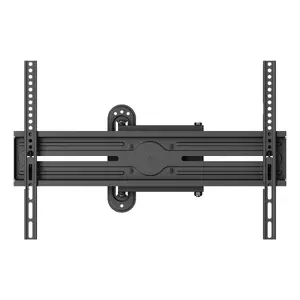 TV floor mount stand DELTACO ARM-1201-B for 37–70" screens, max 35 kg, VESA 100×100–600×400, tilt -15–3°, swivel ±60°, black