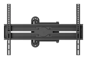 Напольная стойка-кронштейн для ТВ DELTACO ARM-1201-B для экранов 37–70", макс. 35 кг, VESA 100×100–600×400, наклон -15–3°, поворот ±60°, чёрный