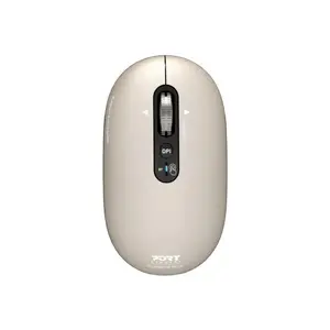 Беспроводная Bluetooth оптическая мышь Port Designs Pure Mac/Pearl — 3200 DPI, 4 кнопки, на батарейках, 85 г