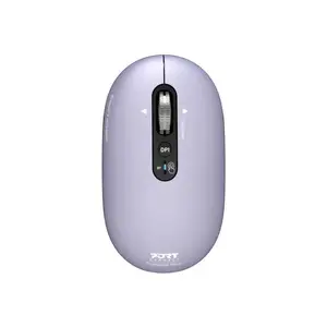 Беспроводная Bluetooth оптическая мышь Port Designs Pure Mac/Iris 3200 DPI, лаванда, 4 кнопки, на батареях, 85 г