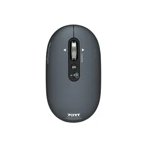 Мышь беспроводная оптическая Port Designs Pure Mac серая — Bluetooth, 3200 DPI, 4 кнопки, на батарейках, 85 г