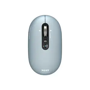 Беспроводная Bluetooth оптическая мышь Port Designs Pure Mac 3200 DPI, 4 кнопки, синяя, на батарейках