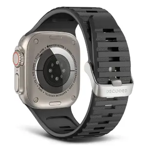 Strap Decoded Ultra Traction Strap for Smartwatch, Black, Silicone, 1 pc