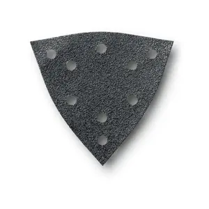 Sanding sheet for rotary tool Fein 63717295020, 130 mm, pack of 16, black